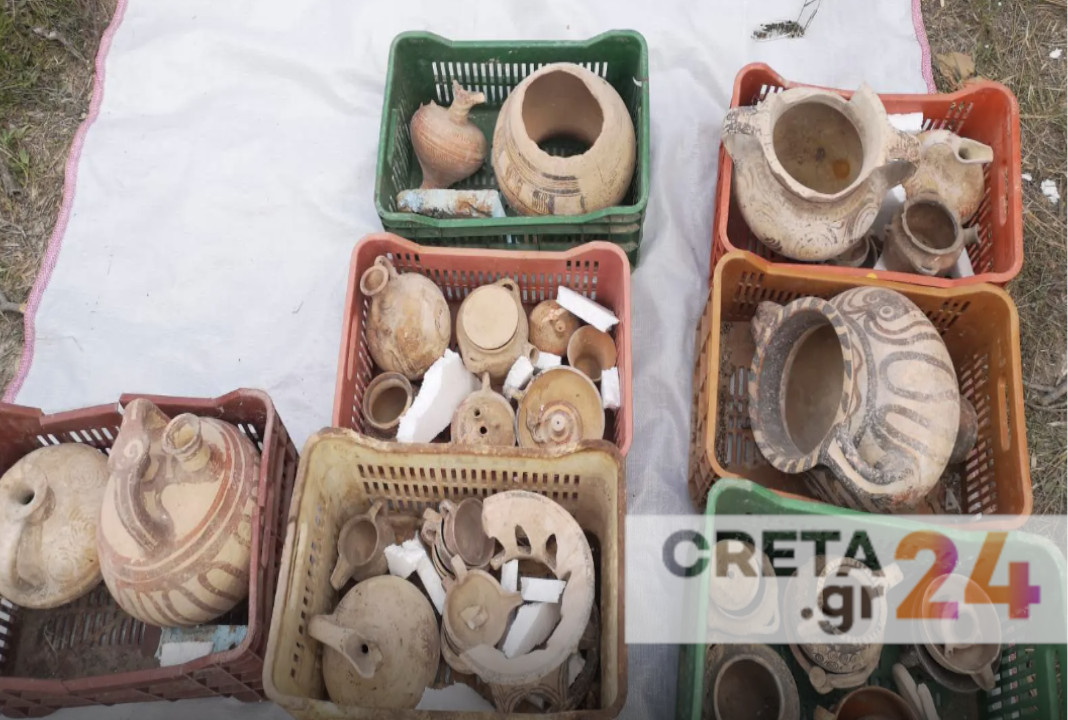 Υπόθεση αρχαιοκαπηλίας στο Ηράκλειο: Ποιοι ήταν οι «κεφαλές» του κυκλώματος - Στον εισαγγελέα οι συλληφθέντες