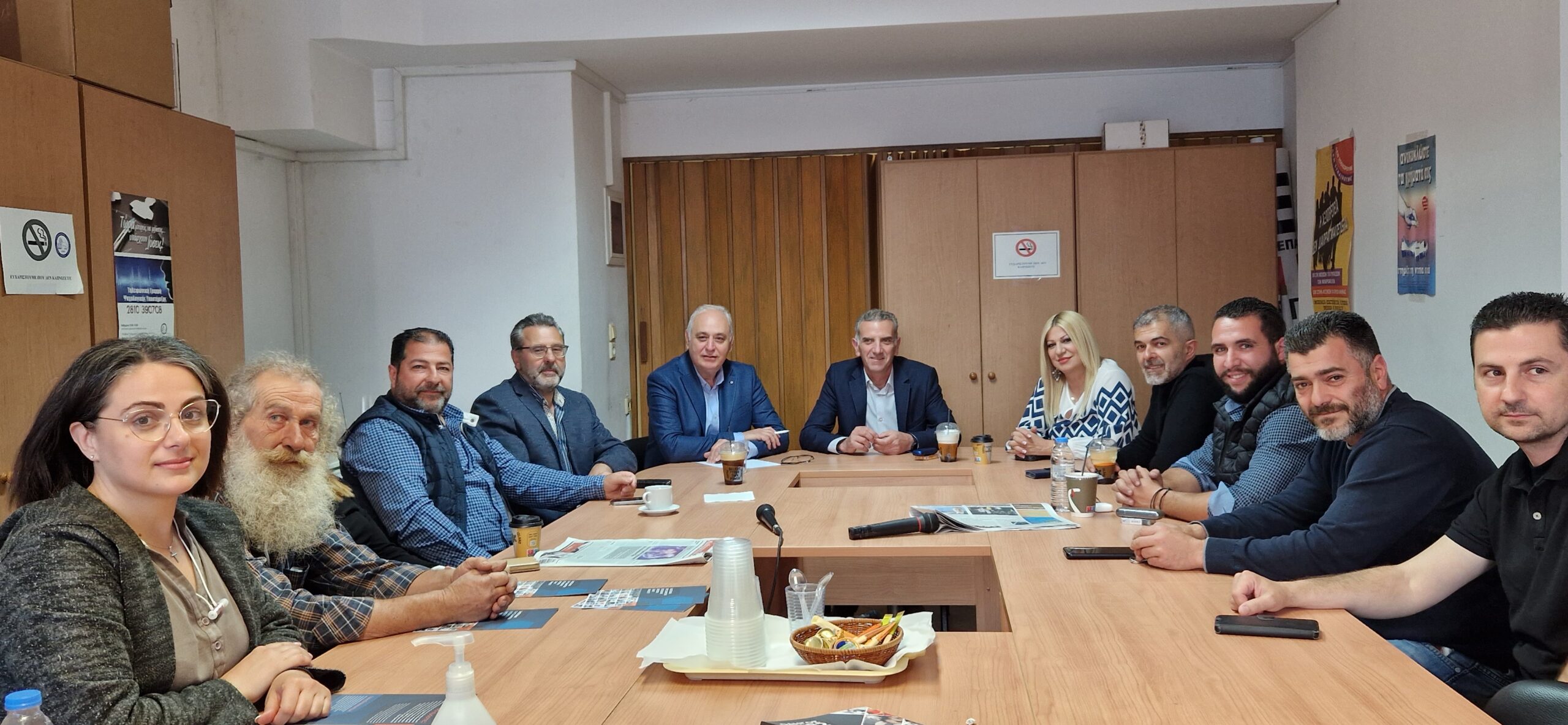 Συνάντηση με τον Πρόεδρο και τα μέλη της ΟΕΒΕΝΗ είχε ο Παύλος Μπαριτάκης