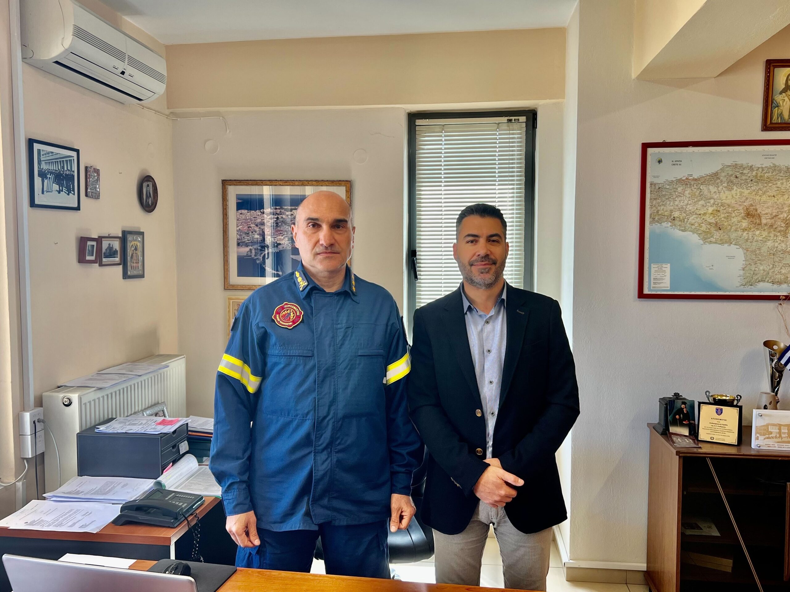 Στην Διοίκηση Πυροσβεστικών Υπηρεσιών Νομού Ρεθύμνης ο Γαβριήλ Τσουντάνης