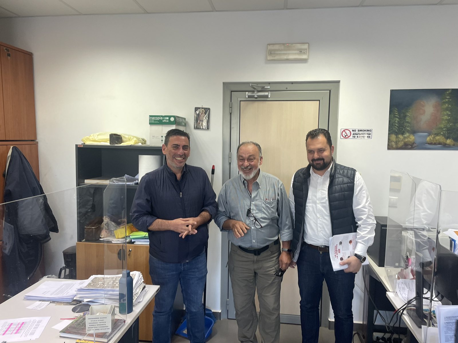 Περιοδεία κλιμακίου της Τ.Ε Χανίων του ΚΚΕ στη ΔΕΥΑΧ