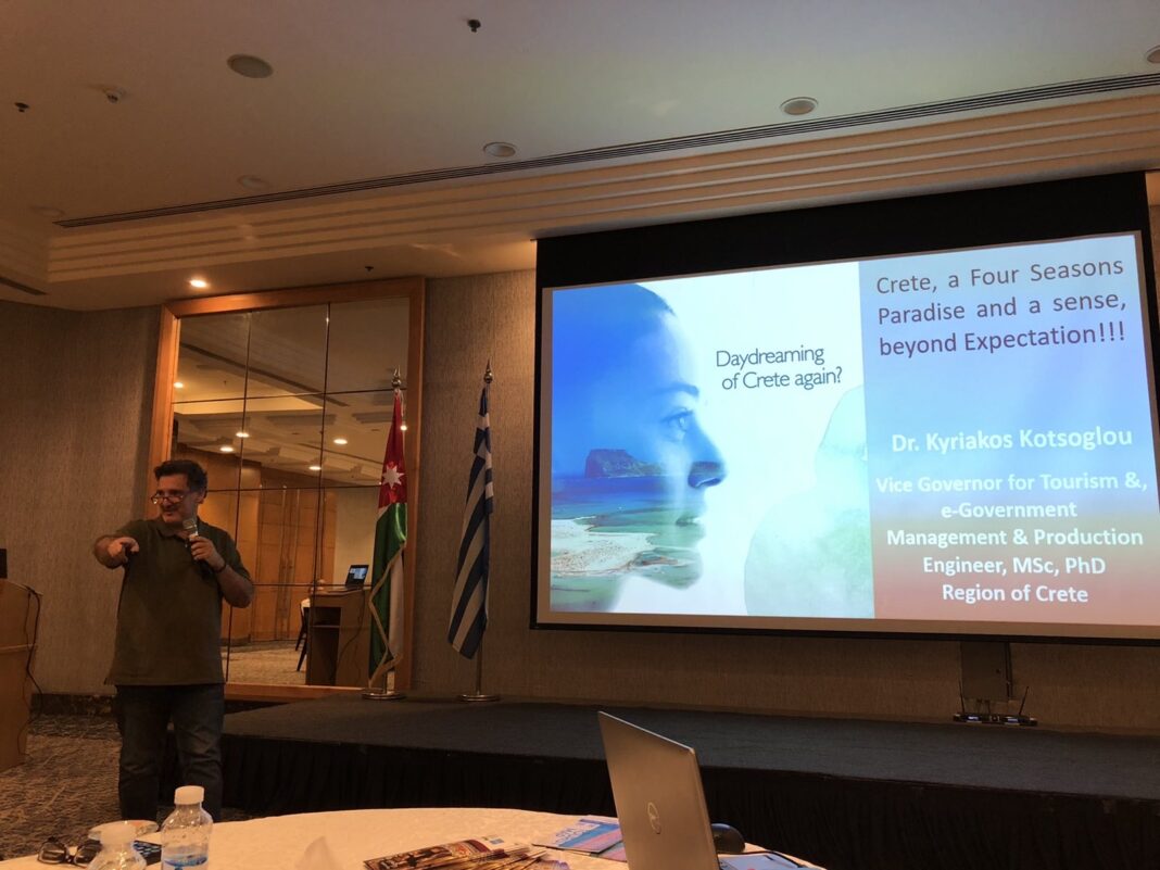 Η Περιφέρεια Κρήτης στο Greek Luxury Tourism & Gastronomy Workshop στο Αμμάν της Ιορδανίας