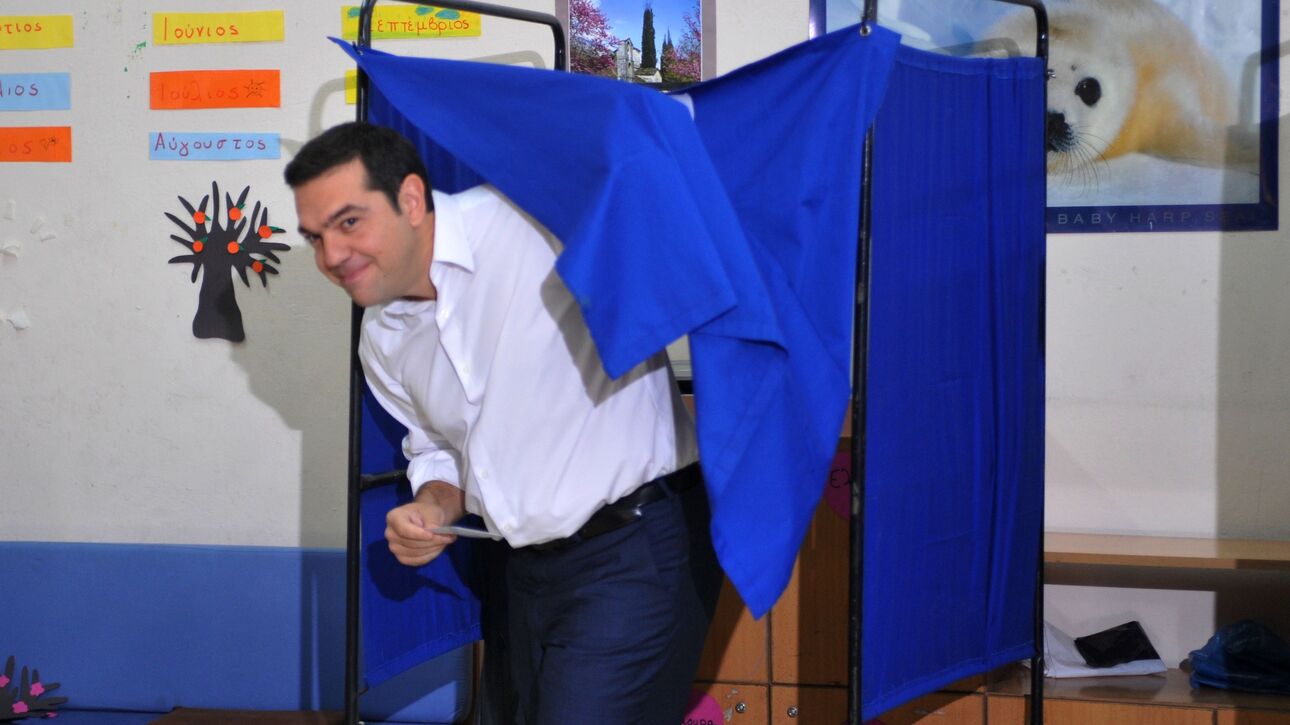 Εκλογές 2023: Στην Κυψέλη ψήφισε ο Αλέξης Τσίπρας