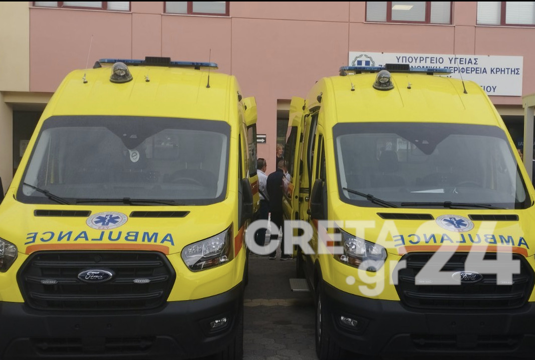 Έφτασαν στην Κρήτη τα νέα 4Χ4 ασθενοφόρα