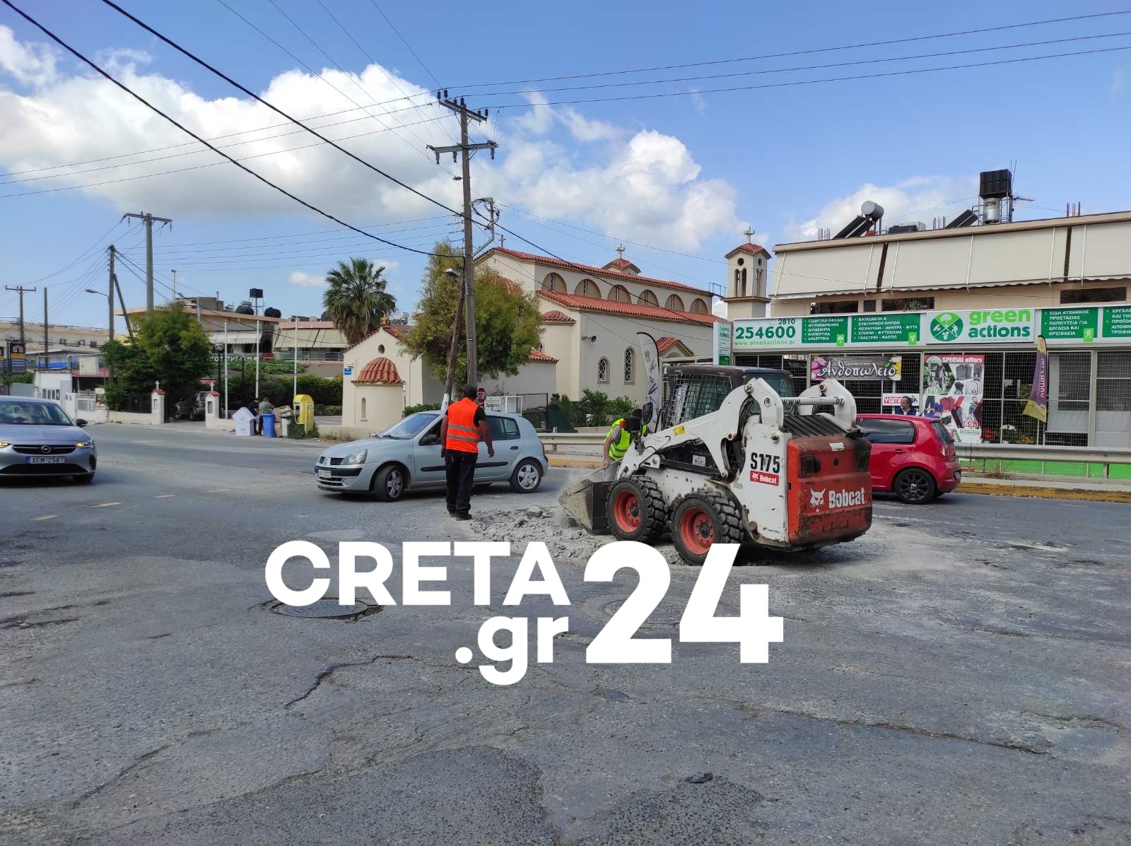 Ηράκλειο: Απομακρύνεται ο κυκλικός κόμβος στον Άι Γιάννη Χωστό