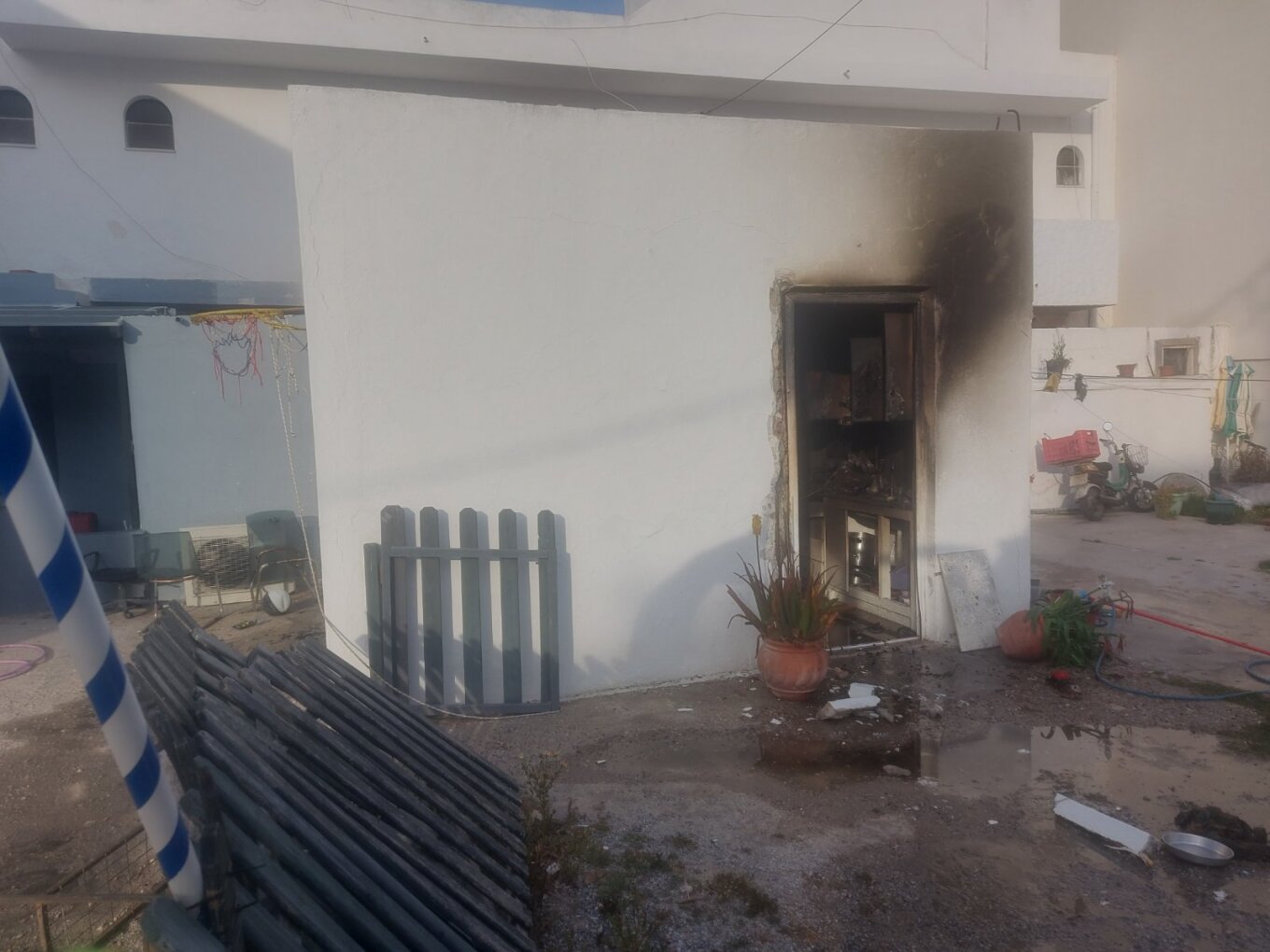 Διασωληνωμένος 72χρονος – Υπέστη σοβαρά εγκαύματα από έκρηξη φιάλης υγραερίου