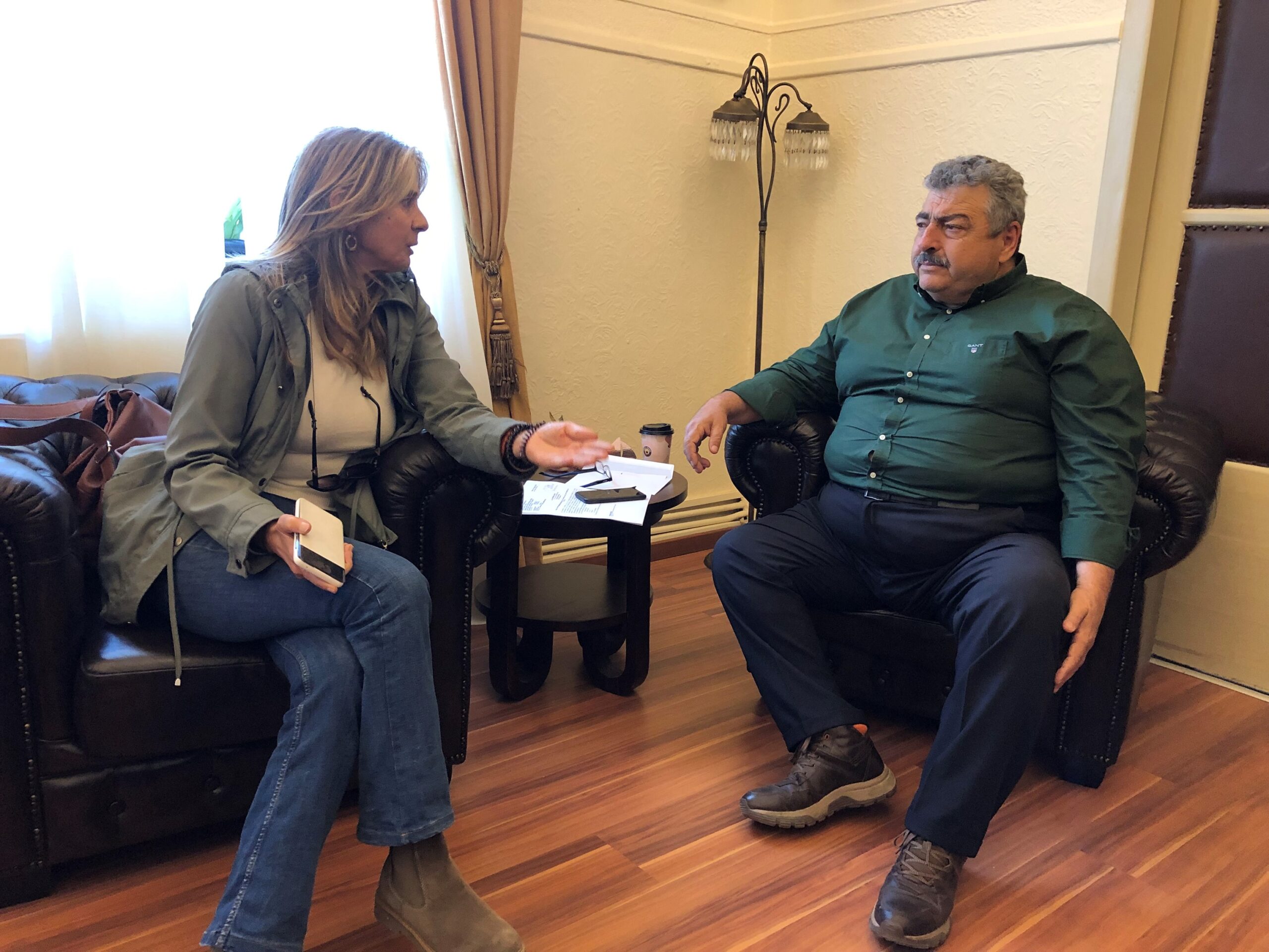 Με την Δήμαρχο Γαύδου Λίλιαν Στεφανάκη συναντήθηκε ο Αντιπεριφερειάρχης Χανίων Νίκος Καλογερής