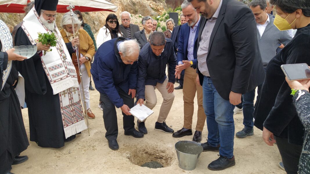 Παρουσία του Δημάρχου Ηρακλείου η θεμελίωση Αθλητικού Κέντρου Αγίας Αικατερίνης