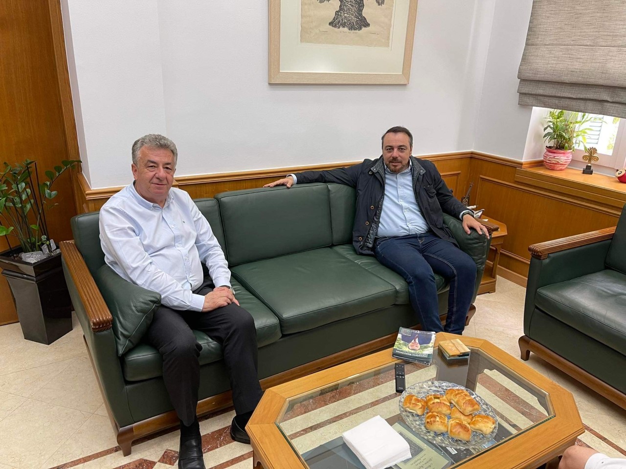 Στην Περιφέρεια Κρήτης, στο ΙΤΕ και στο Τεχνολογικό Πάρκο ο Φραγκίσκος Παρασύρης