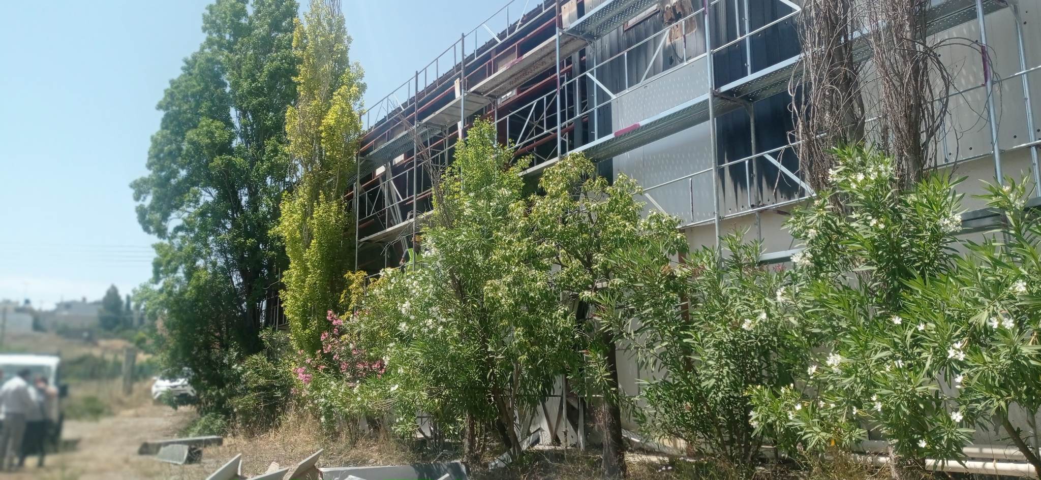 Επίσκεψη Δημάρχου Μινώα Πεδιάδας Μανώλη Φραγκάκη στο Κλειστό Γυμναστήριο Καλαθοσφαίρισης Αρκαλοχωρίου