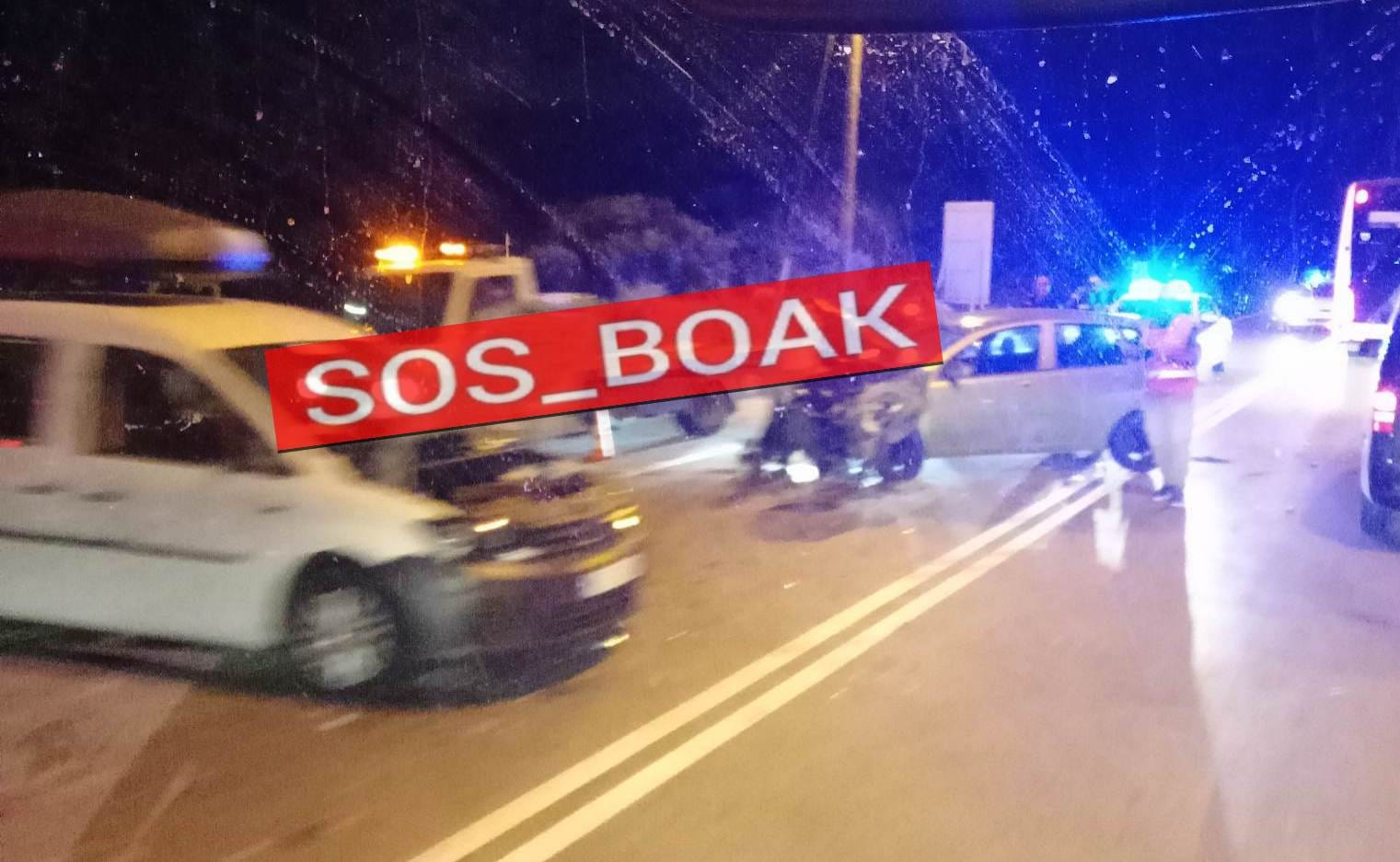 Σύγκρουση τριών αυτοκινήτων στον ΒΟΑΚ – Στο νοσκομείο δύο παιδιά