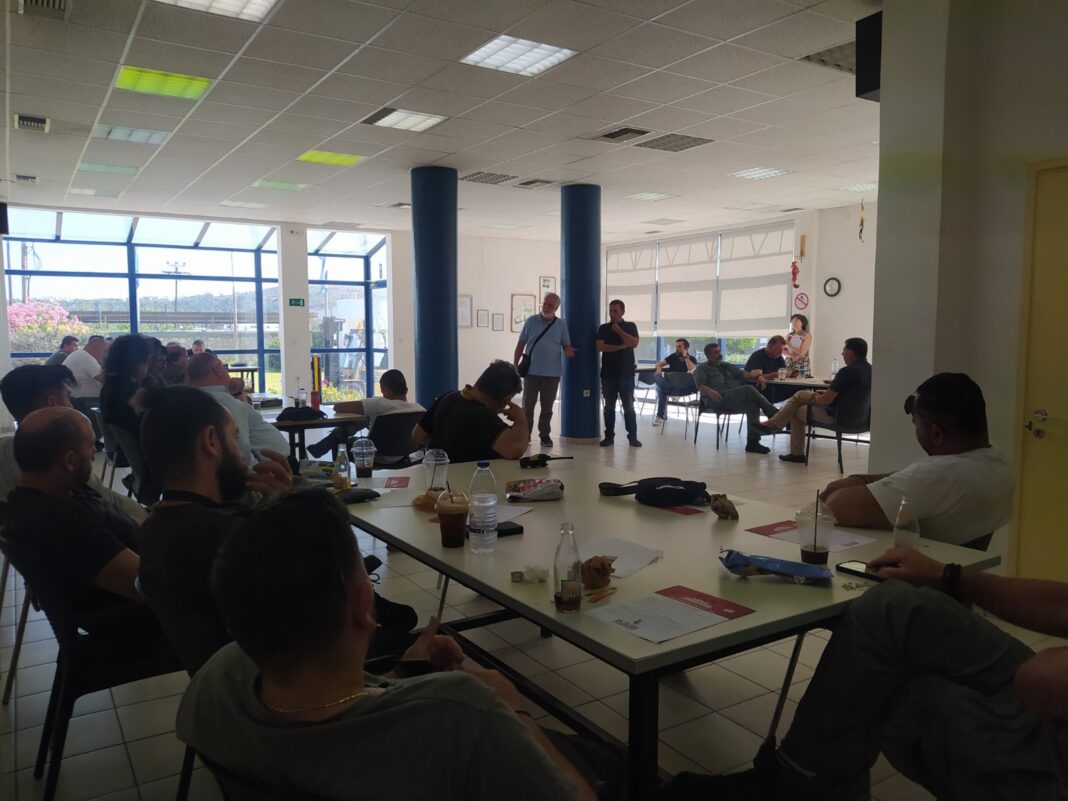 Χανιά: Περιοδεία υποψήφιων βουλευτών του ΚΚΕ στις εγκαταστάσεις της ΔΕΗ