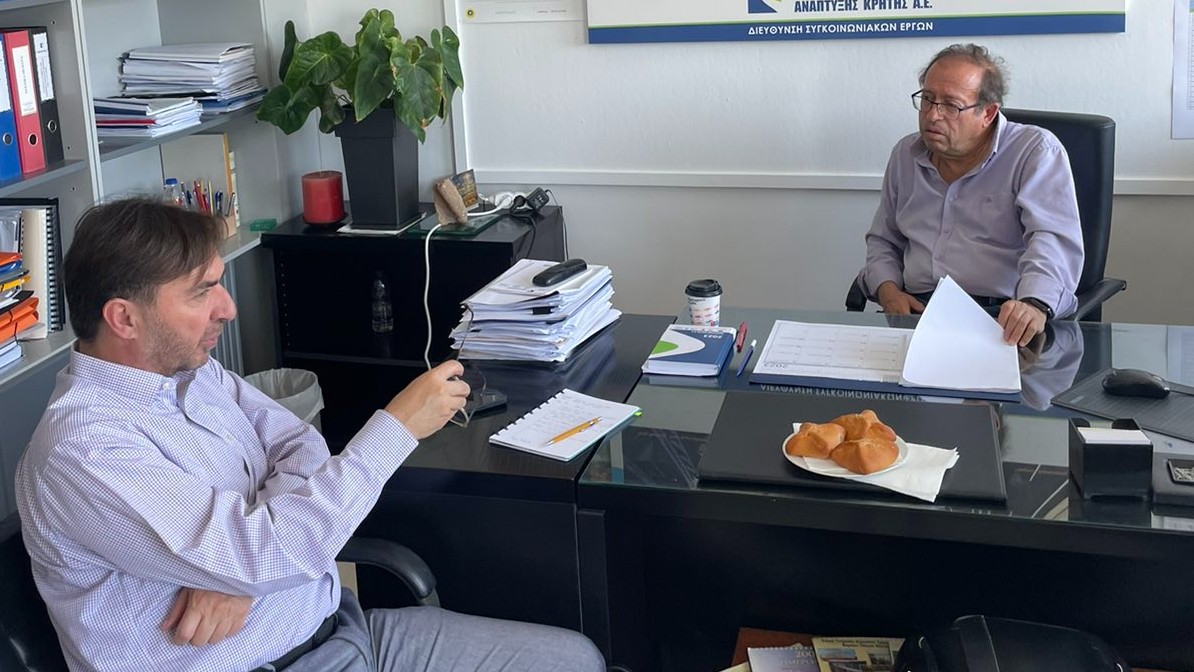 Αλεξάκης – Αγαπάκης: Αυτή είναι η αρχή για να “ανασάνει” το Ηράκλειο, κυκλοφοριακά και συγκοινωνιακά