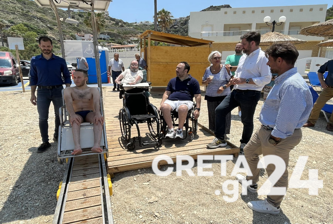 Σύστημα αυτόνομης πρόσβασης στη θάλασσα για Άτομα με Αναπηρίες στη Λυγαριά