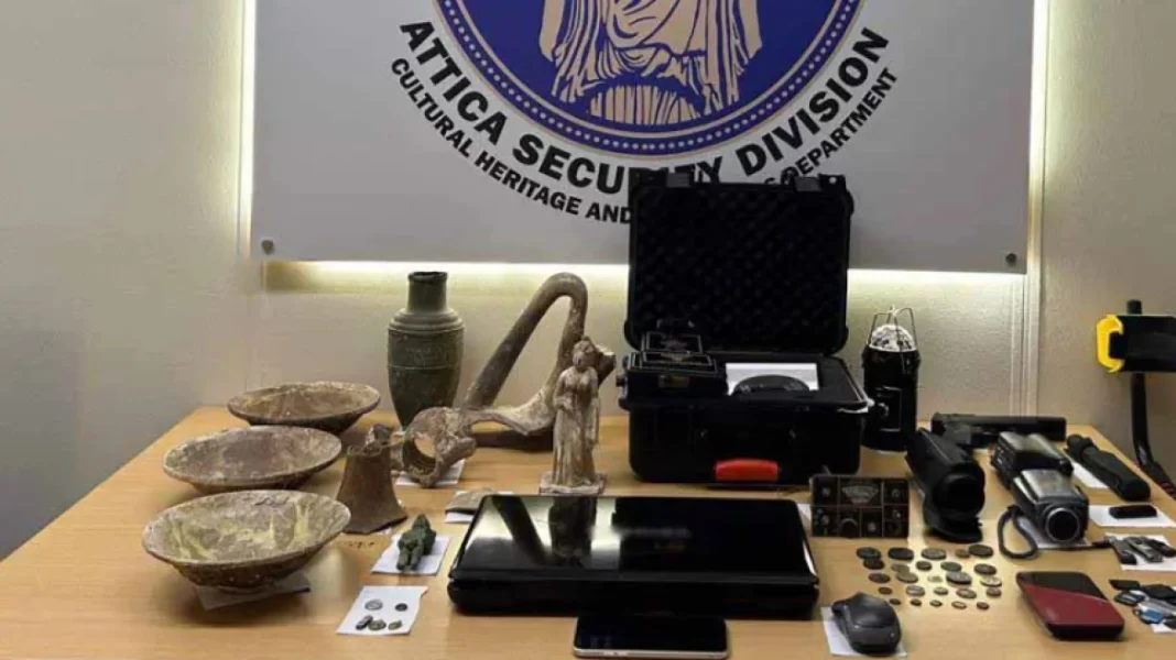 Συνελήφθη 42χρονος για αρχαιοκαπηλία – Κατασχέθηκαν αντικείμενα μεγάλης αξίας