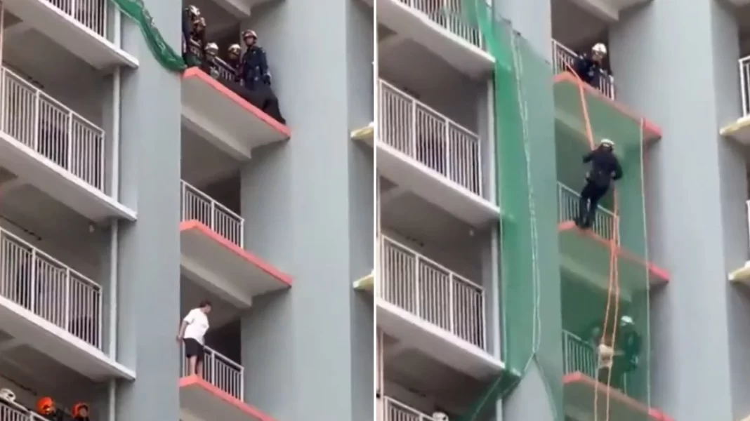 Viral επιχείρηση διάσωσης στη Σιγκαπούρη – Πυροσβέστες σώζουν 74χρονη μέσα σε λίγα δευτερόλεπτα!