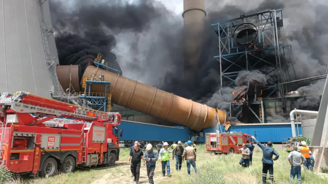 Τουρκία: Μεγάλη φωτιά σε θερμοηλεκτρικό εργοστάσιο στο Καχραμανμαράς