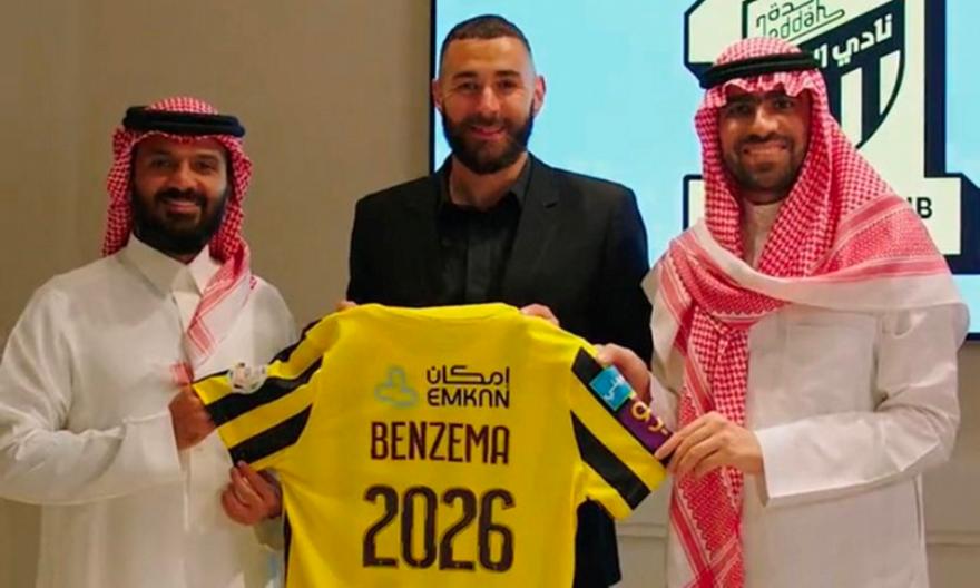 Επίσημο: Παίκτης της Αλ Ιτιχάντ για τρία χρόνια ο Μπενζεμά!