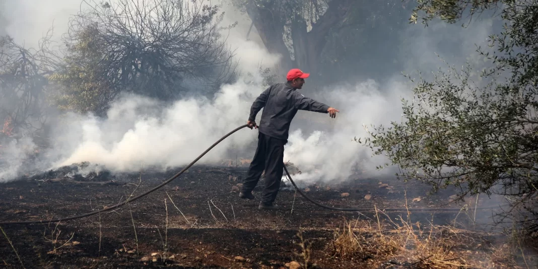 Υπό μερικό έλεγχο η φωτιά στο Κοκκινοχώρι Καβάλας -Η τελευταία ενημέρωση της Πυροσβεστικής