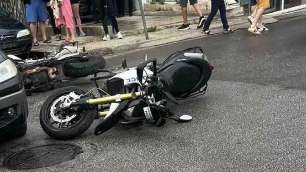 Αυτοκίνητο παραβίασε «stop» και τραυμάτισε τέσσερις αστυνομικούς της ΔΙ.ΑΣ.