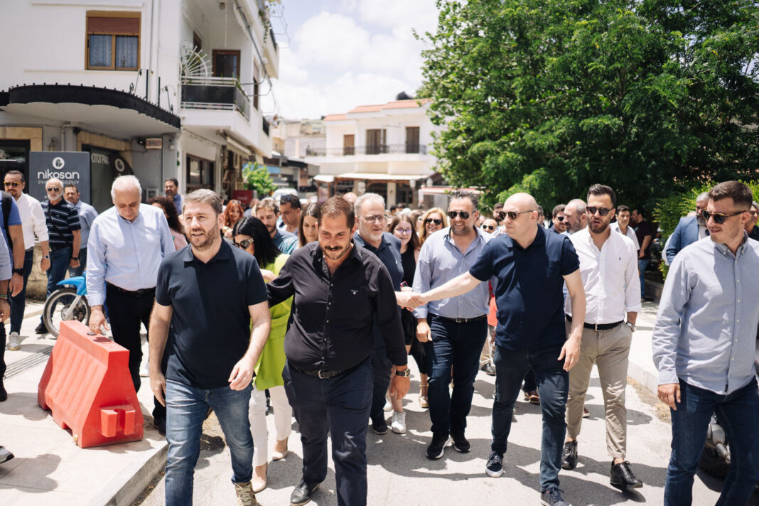 ΠΑΣΟΚ Ηρακλείου: Επιτυχημένη περιοδεία του Νίκου Ανδρουλάκη στην ενδοχώρα