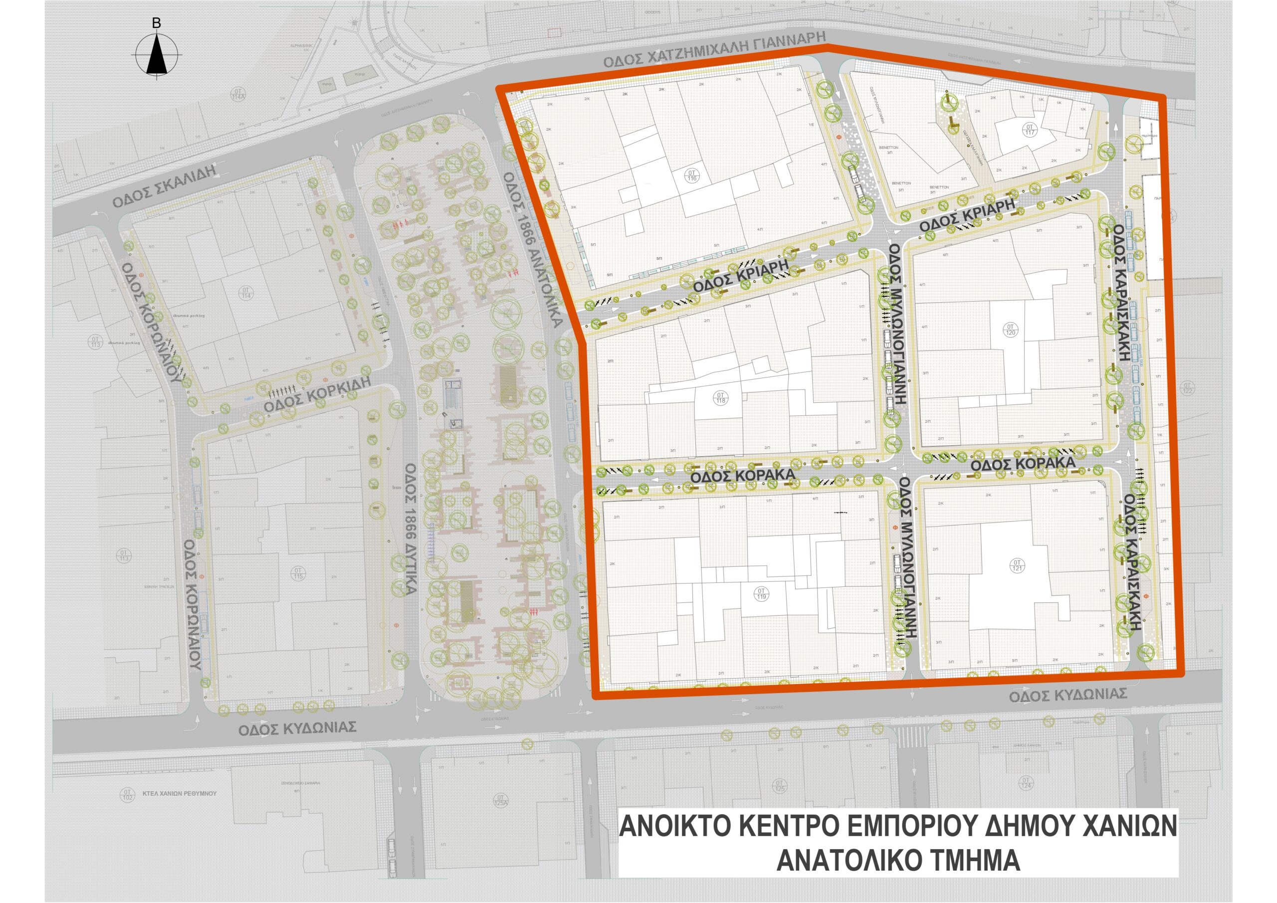 Συνεχίζονται οι εργασίες για το Ανοικτό Κέντρο Εμπορίου στην Πλατεία 1866