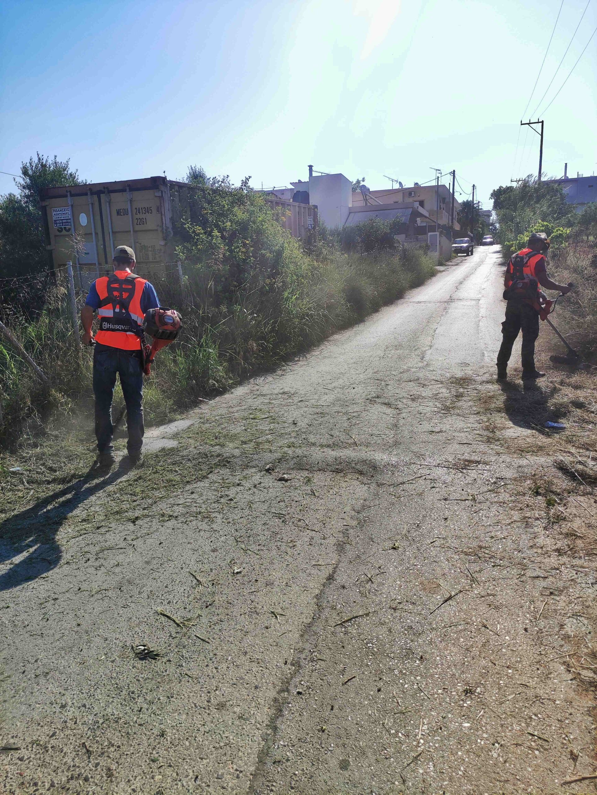 Αποψιλώσεις και καθαρισμοί και Πολύδροσο και Γάζι