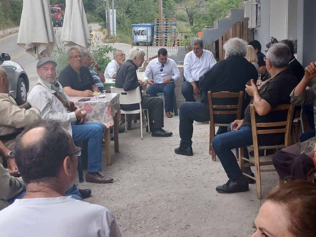 Περιοδεία υποψηφίων Βουλετών ΣΥΡΙΖΑ-Π.Σ. σε περιοχές των Χανίων