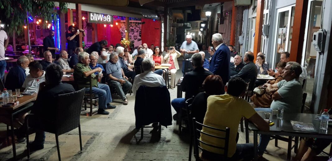 Κλιμάκιο του ΣΥΡΙΖΑ με επικεφαλής τον Ε. Αποστολάκη σε υπηρεσίες και την ενδοχώρα του Ηρακλείου