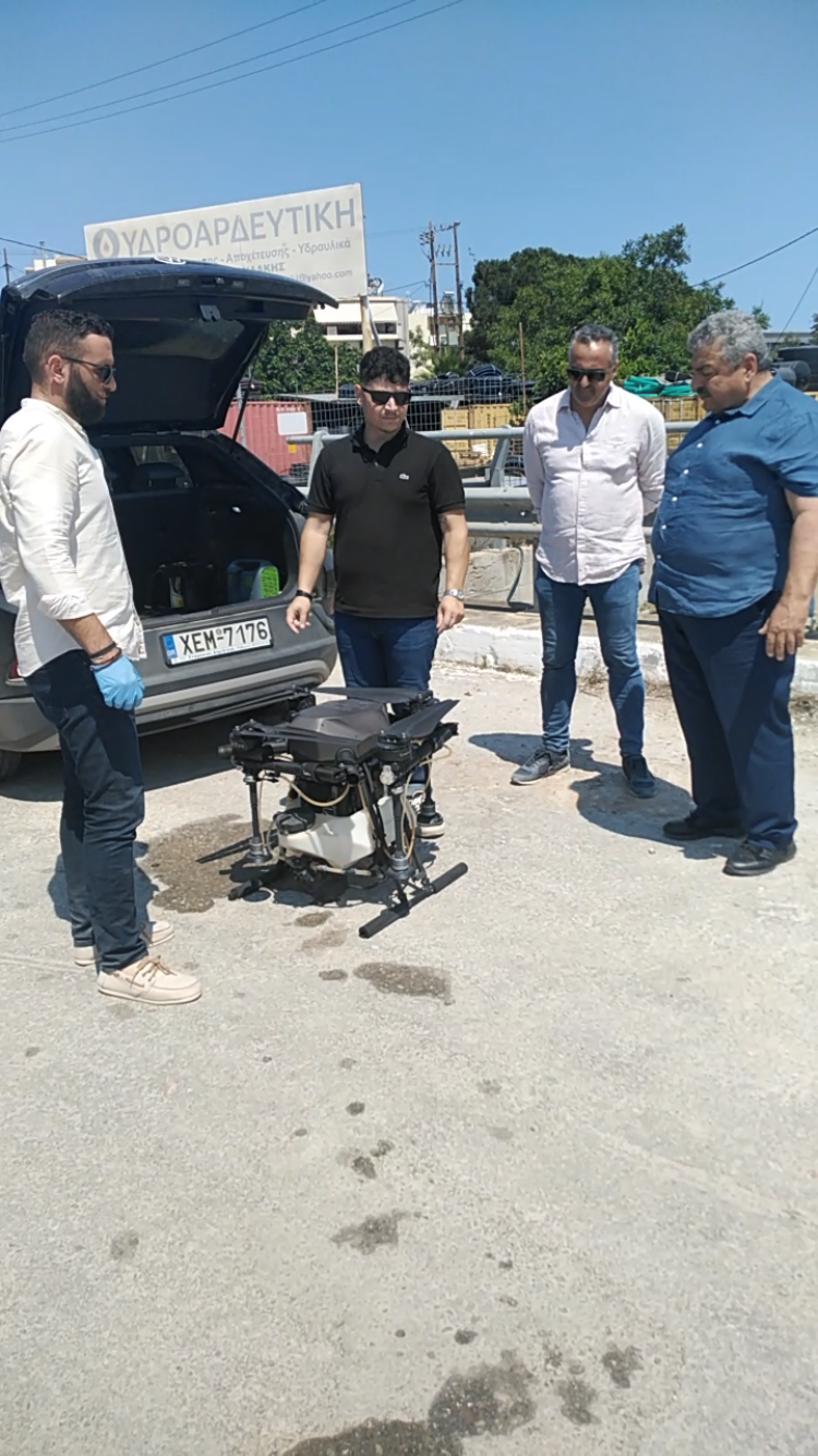 Χανιά: Καταπολέμηση των κουνουπιών μέσω drone