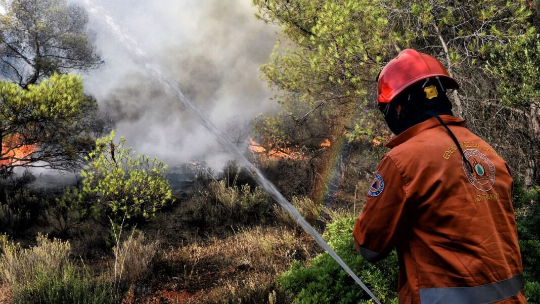 Μια σύλληψη για εμπρησμό από αμέλεια σε γεωργική έκταση