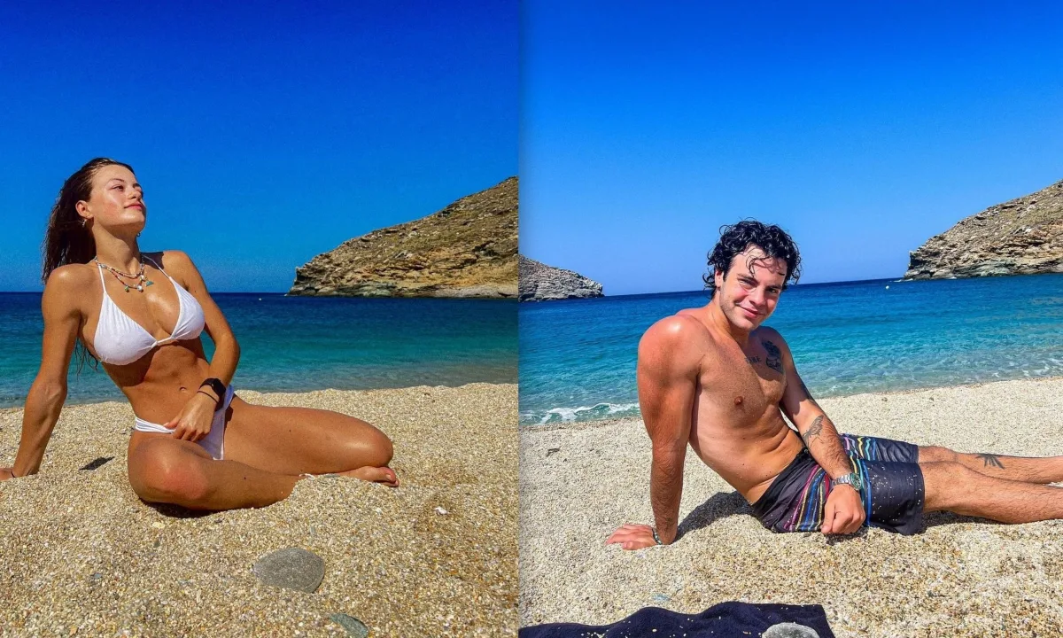 Άγγελος Λάτσιος - Γαία Μερκούρη: Οι βουτιές στα Άχλα και οι νέες κοινές φωτογραφίες