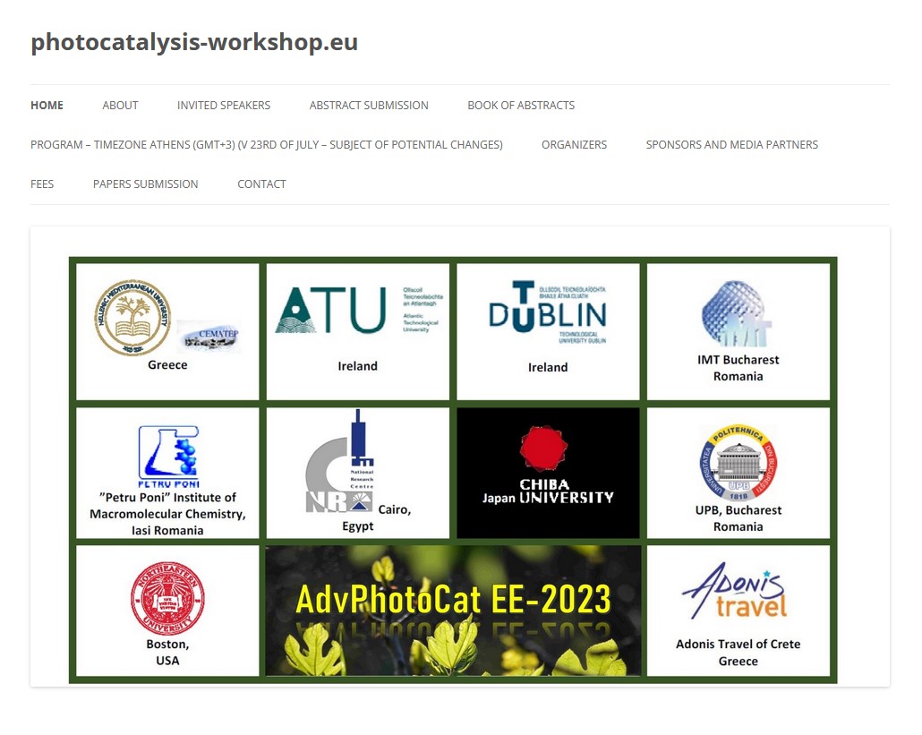 4th International Workshop Advances on Photocatalysis στο ΕΛΜΕΠΑ