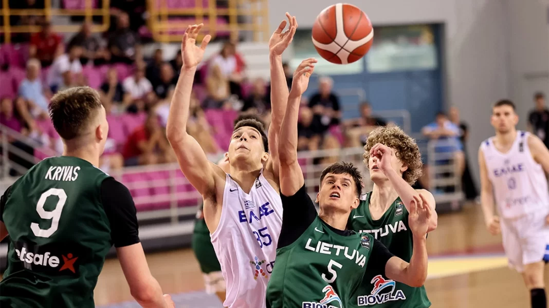 Ηράκλειο- EuroBasket U20: Για τη δεύτερη θέση του ομίλου απέναντι στην Κροατία η Εθνική Νέων Ανδρών