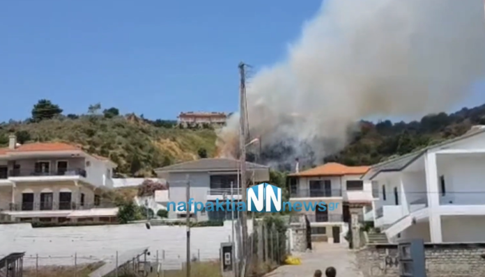 Φωτιά σε οικισμό – Απειλούνται σπίτια