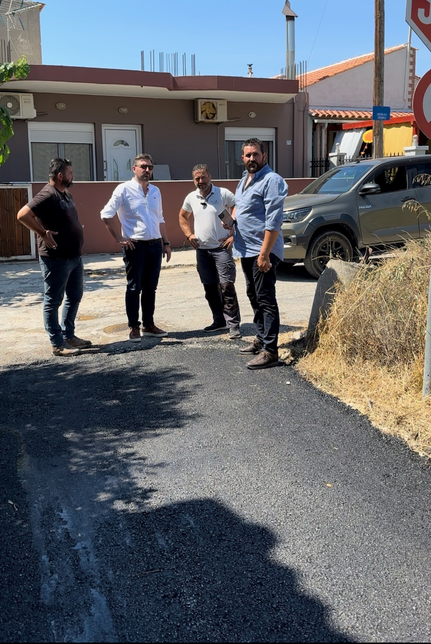 Νέες ασφαλτοστρώσεις στο Γάζι