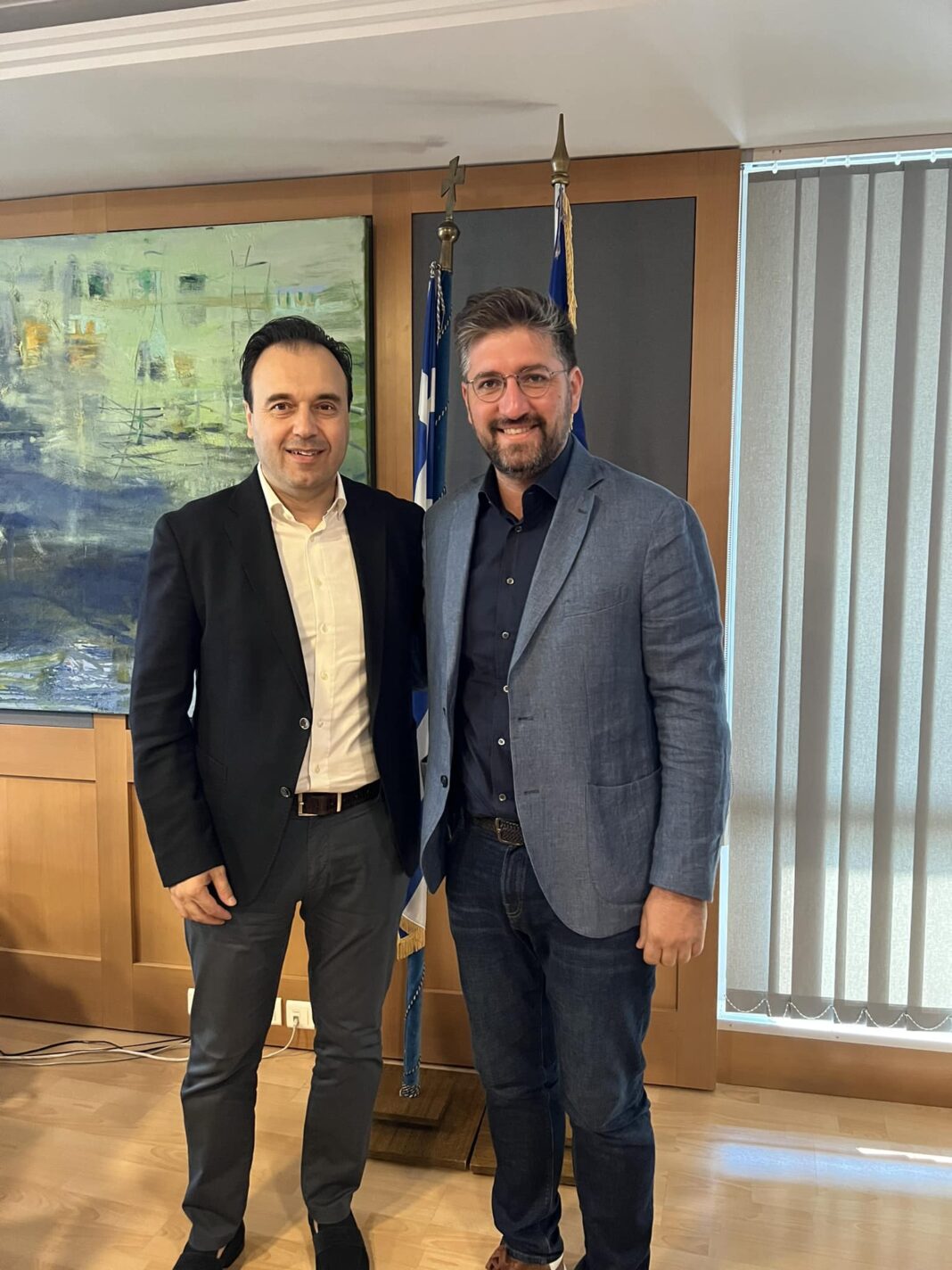Με τον Υπουργό Ψηφιακής Διακυβέρνησης ο Δήμαρχος Μαλεβιζίου στην Αθήνα