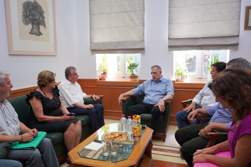 Επίσκεψη του Υφυπουργού Υποδομών στην Περιφέρεια Κρήτης