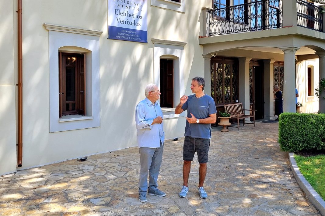 Επίσκεψη Κ. Μητσοτάκη στο σπίτι του Ελευθέριου Βενιζέλου στη Χαλέπα