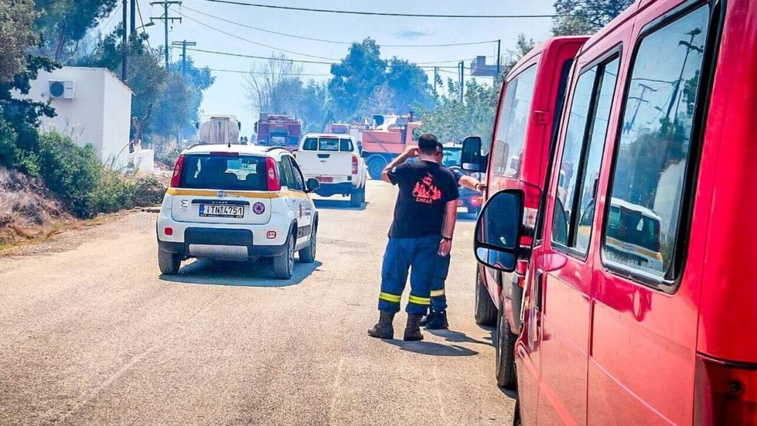 Συνελήφθη επ’ αυτοφώρω άνδρας που επιχείρησε να βάλει φωτιά