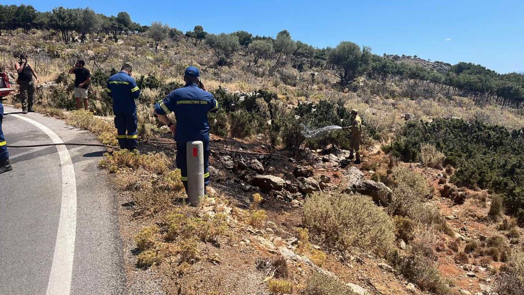 Κρήτη: Συναγερμός στην Πυροσβεστική για νέα φωτιά (εικόνες)