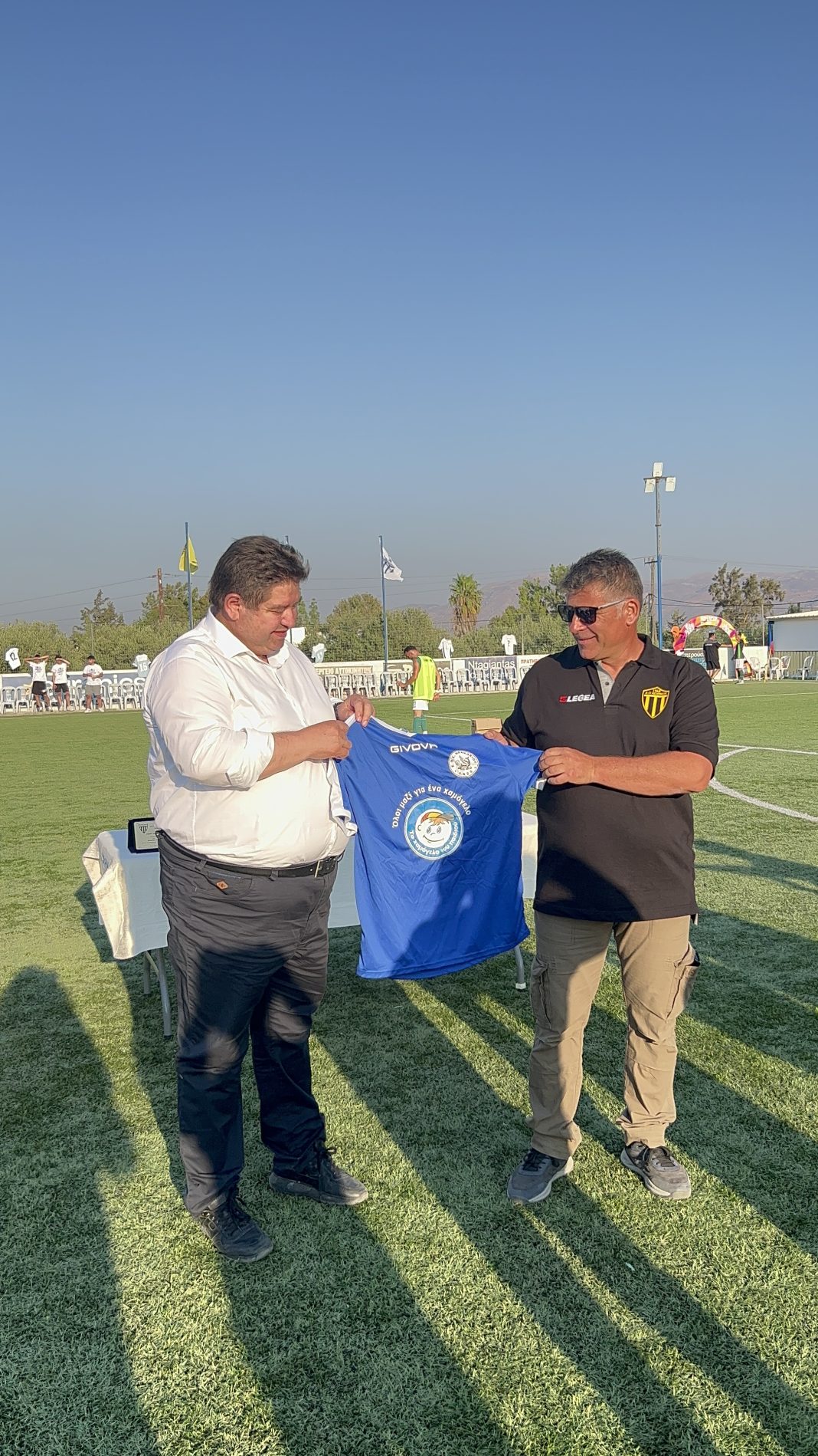 Στην έναρξη του Super Cup της ΕΠΣΗ ο Μιχάλης Καραμαλάκης