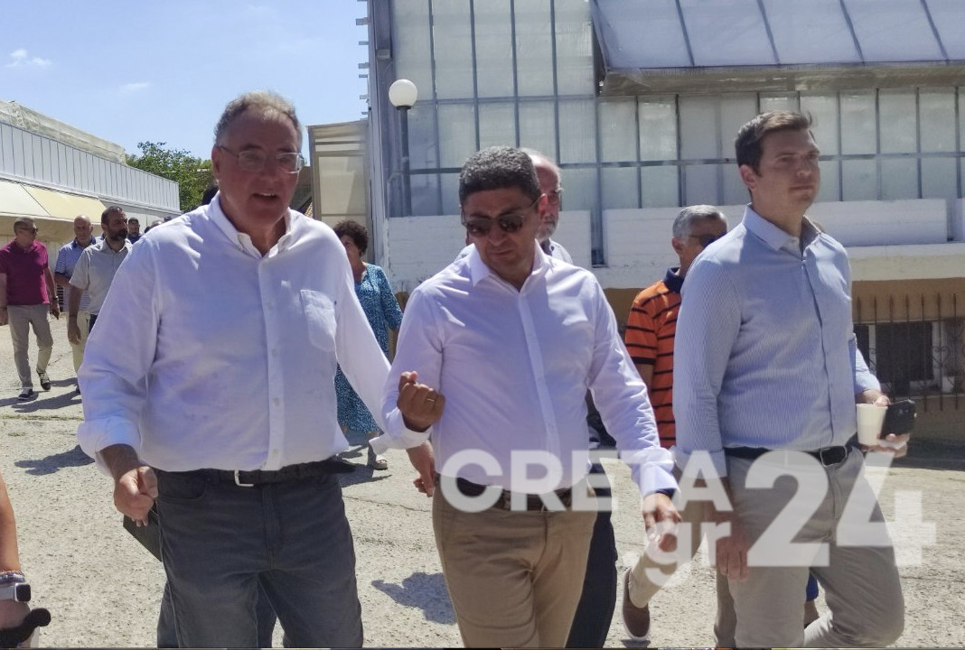 Χανιά: Συνάντηση Λευτ. Αυγενάκη με εκπροσώπους αγροτών στο ΜΑΙΧ