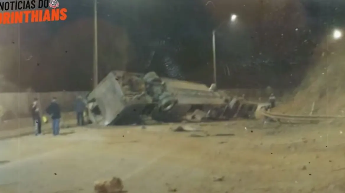 Βραζιλία: Επτά νεκροί σε ανατροπή λεωφορείου μετά τη λήξη του αγώνα Κρουζέιρο – Κορίνθιανς