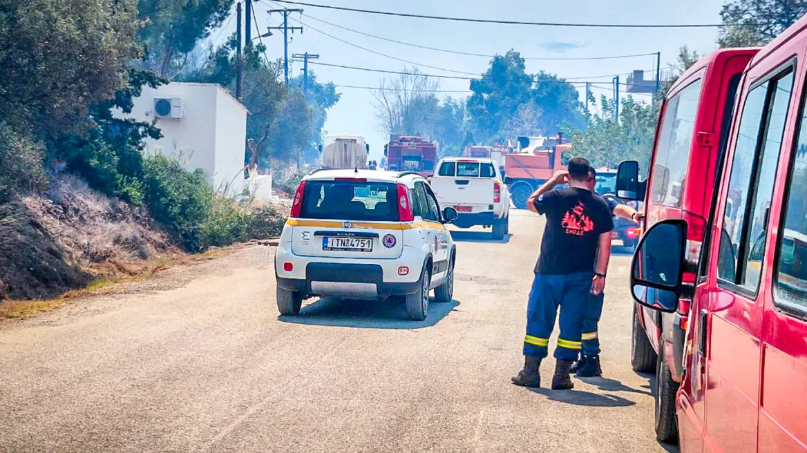Σε εξέλιξη οι φωτιές στη Βοιωτία – Πύρινα μέτωπα σε Πρόδρομο και Ταρσό, σηκώθηκαν και εναέρια μέσα