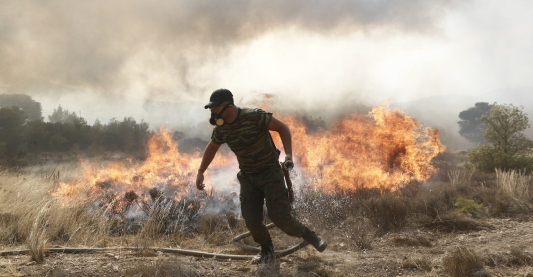 Φωτιά στη Βοιωτία: Μάχη με τις αναζωπυρώσεις - Από την Υλίκη στα Βάγια το μέτωπο