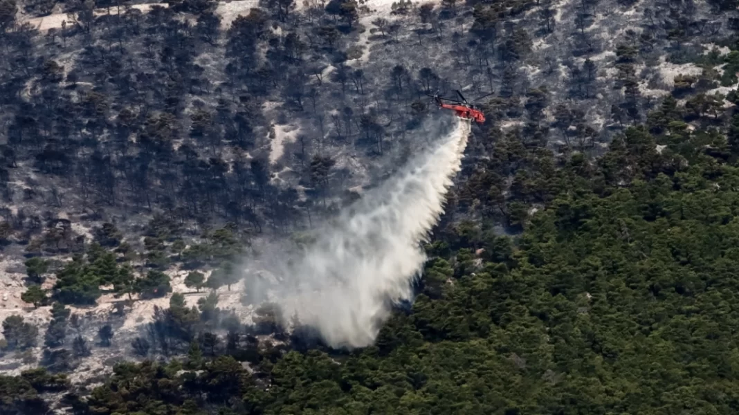 Φωτιά στην Πάρνηθα: Καίνε πολλές μικρές εστίες – Σε ετοιμότητα οι Θρακομακεδόνες, στους δρόμους οι κάτοικοι