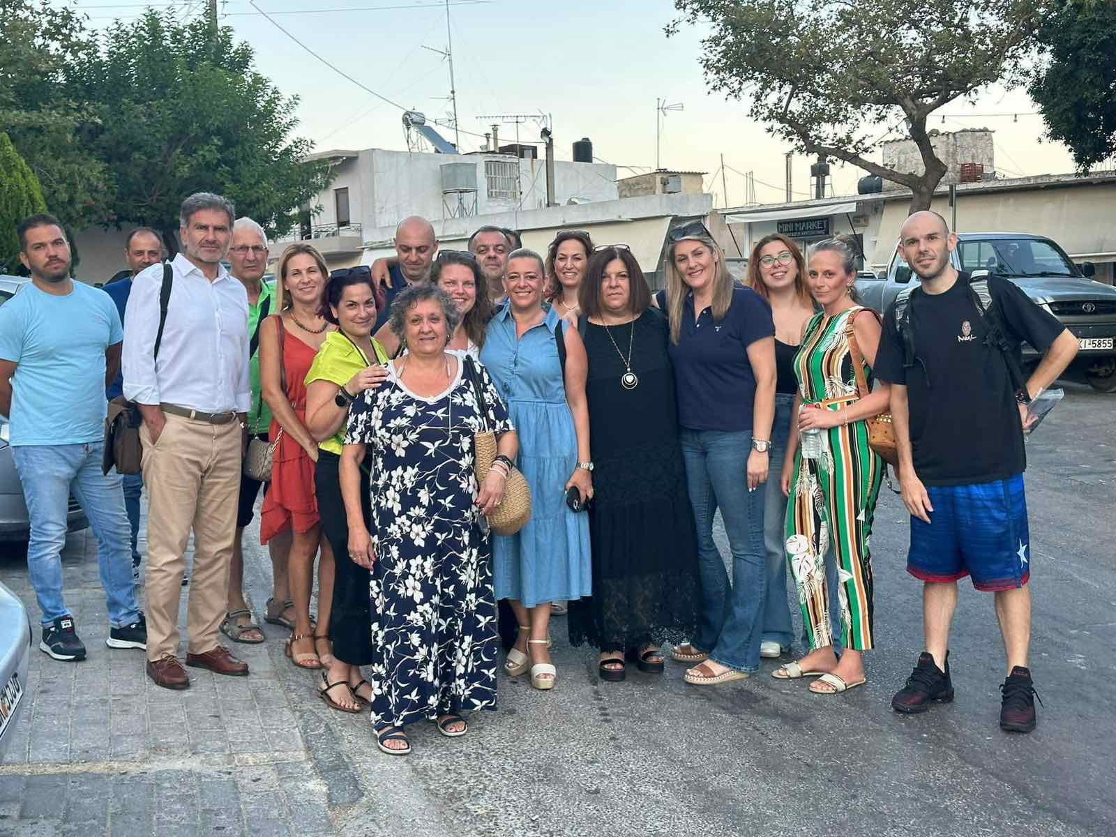 Για τα προβλήματα σε Βούτες και Άγιο Μύρωνα ενημερώθηκε η Μ. Καναβάκη