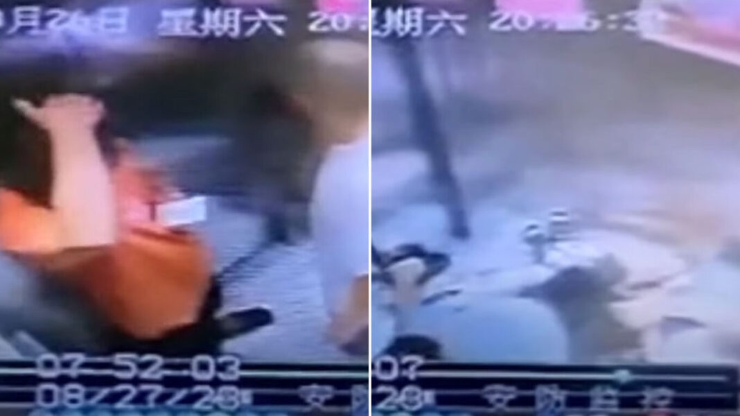 Τρομακτικές εικόνες: Ασανσέρ έκανε «βουτιά» και εκσφενδόνισε στον αέρα τρία άτομα