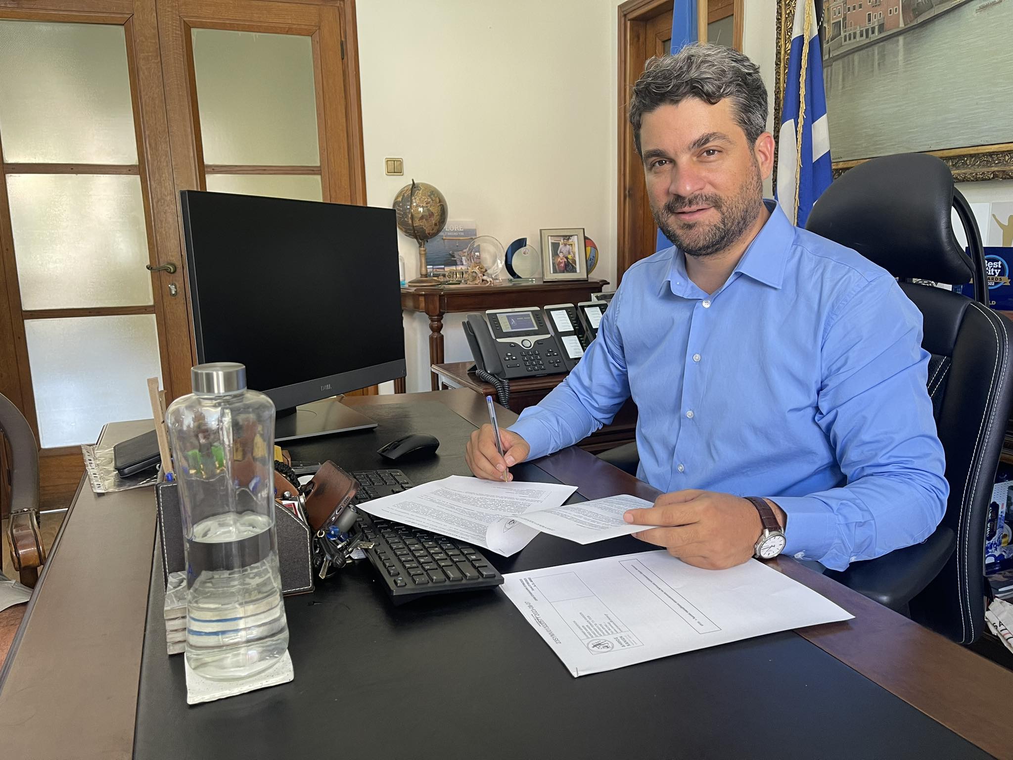 Νέα σύμβαση για αποκατάσταση των πεζοδρομίων εντός της πόλης των Χανίων