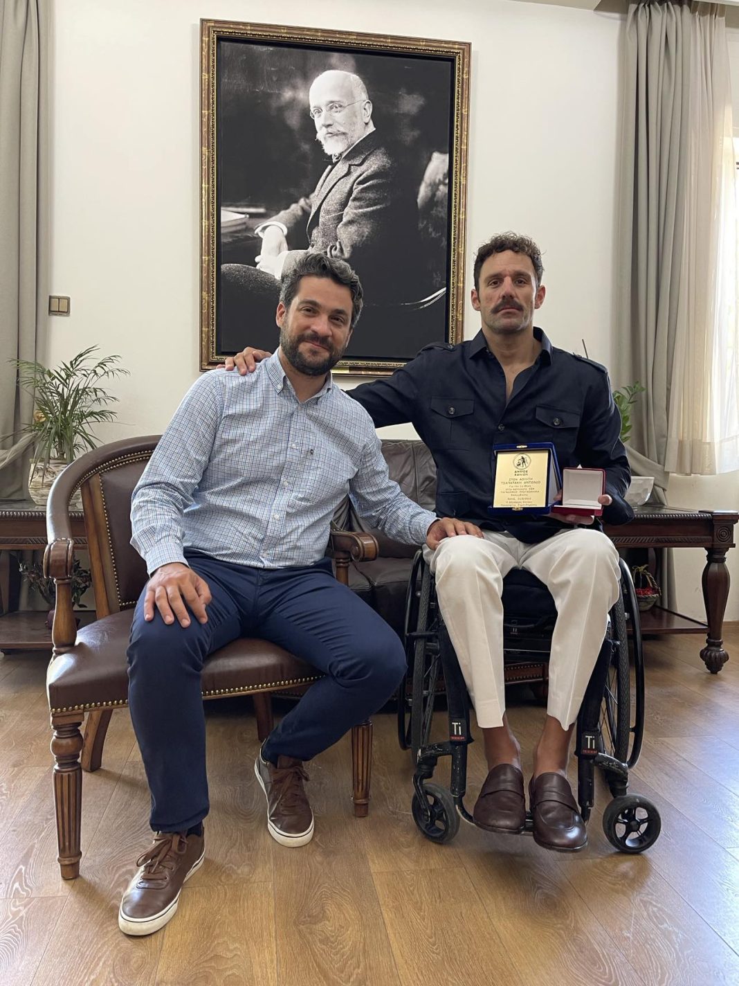 Συγχαρητήριο μήνυμα Δημάρχου Χανίων στον Αντώνη Τσαπατάκη για τη νίκη του στο Παγκόσμιο Πρωτάθλημα στο Μάντσεστερ